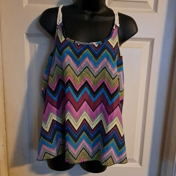 Shuisiqing multicolored tank top size XL 5/$25 - Picture 1 of 3